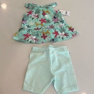 Carters, 12 month baby girl 2 piece set